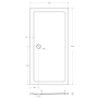 Поддон SMC CEZARES TRAY-M-AH-120/90-35-W Поддон SMC CEZARES TRAY-M-AH-120/90-35-W
