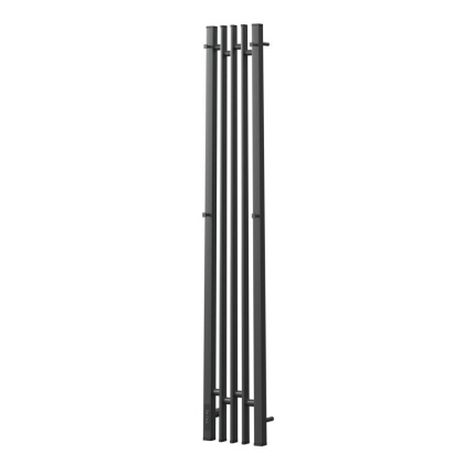 Полотенцесушитель электрический Point Фрея PN20732GB П2 180x1200 диммер слева, графит блеск Полотенцесушитель электрический Point Фрея PN20732GB П2 180x1200 диммер слева, графит блеск