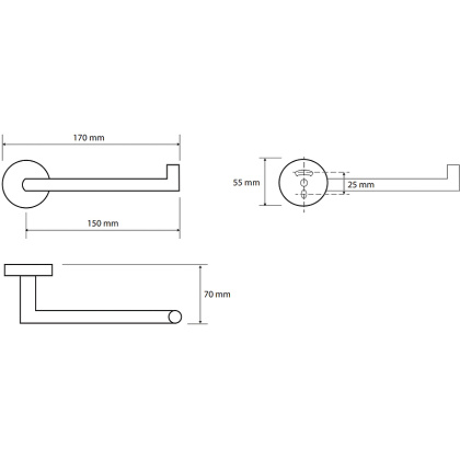 Держатель туалетной бумаги Bemeta Coral R 158212032 Медное золото глянец, пpaвый, без крышки