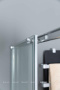 Боковая стенка Aquanet Pleasure Evo 800 AE65-F80-CT профиль хром, стекло прозрачное