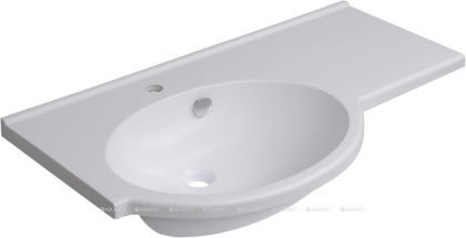Раковина для тумбы Aquanet Лайн 90 L marmite pernilla Раковина для тумбы Aquanet Лайн 90 L marmite pernilla