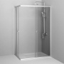 W87G-403-12080-MT Sunny Душевое ограждание прямоугольное, раздвижные двери 120x80 серебро,стекло прозрачное