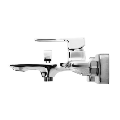 LUCE Смеситель для ванны и душа, чёрный LUC-VAS-NERO