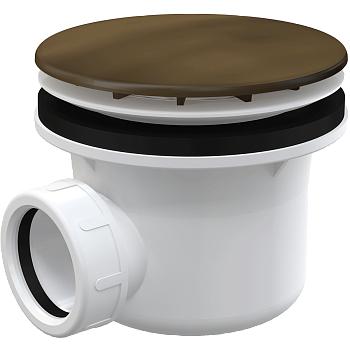 Сифон для душевого поддона, бронза-антик Сифон для душевого поддона, бронза-антик