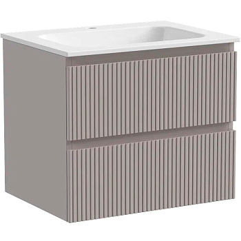 Тумба подвесная SANCOS Snob T 590х445х500, c двумя ящиками оснащенными доводчиками, Doha Soft, арт.SNT60SM