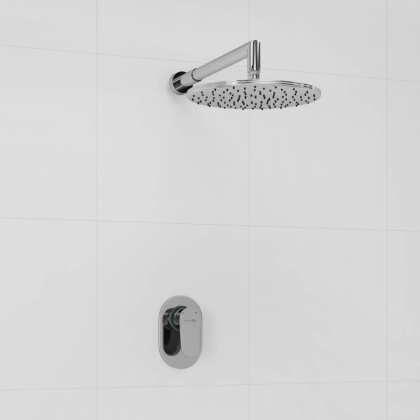 A12030 Встраиваемый комплект для душа с верхней душевой насадкой Wasserkraft