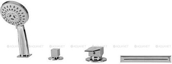 Смеситель на борт ванны Aquanet B12p (с установкой)