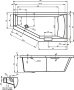Акриловая ванна Riho Geta 170x90 Акриловая ванна Riho Geta 170x90