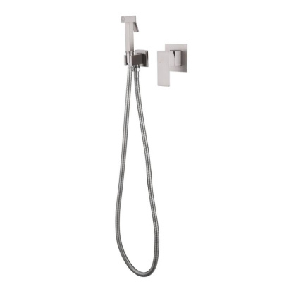 Смеситель ABBER Daheim AF8225SP с гигиеническим душем, сатин Смеситель ABBER Daheim AF8225SP с гигиеническим душем, сатин