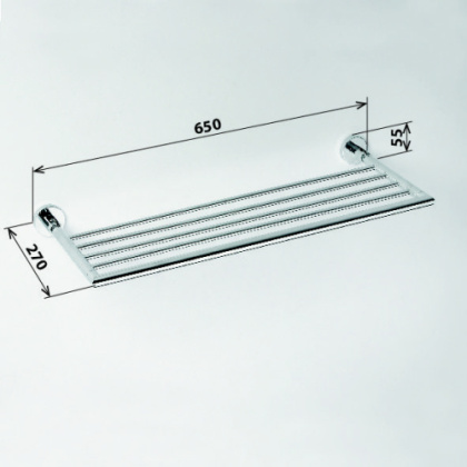 Полочка для полотенец откидная