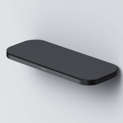 Полка для душа Func прямая, 1,5х30х12,3 см, черная, A8F37622