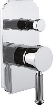 OLIMP-VDIM-03/24-L Встраиваемый однорычажный смеситель для душа с переключателем, золото