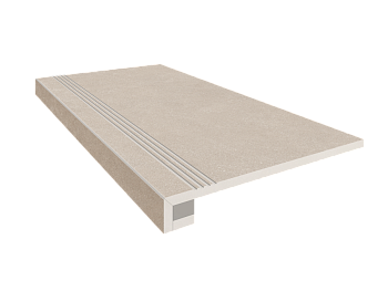 Комплект (Ступень LN01 (33x120) непол. (прямоугол. бортик) с насечками + Подступенок (14,5x120)) Комплект (Ступень LN01 (33x120) непол. (прямоугол. бортик) с насечками + Подступенок (14,5x120))