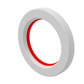 Прокладка состоящая из двух частей 1" Прокладка состоящая из двух частей 1"