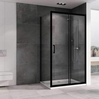 Душевой уголок ABBER Schwarzer Diamant AG30180B-S100B