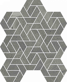 Мозаика 620110000156 Metropolis Айкон Графит Дарк (34,7см*28,6см*9мм) (6шт/0,462м2) матовый, шт