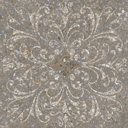 Керамогранит SG632300R Терраццо коричневый декорированный обрезной 60*60*11 (4шт/1,44м2), м2