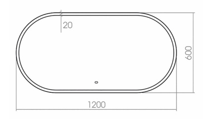 Зеркало Creto Forestina 120х60