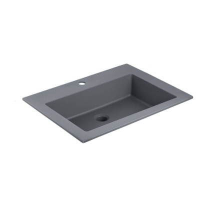Раковина VCB-13600G из кварца, цвет серый Раковина VCB-13600G из кварца, цвет серый