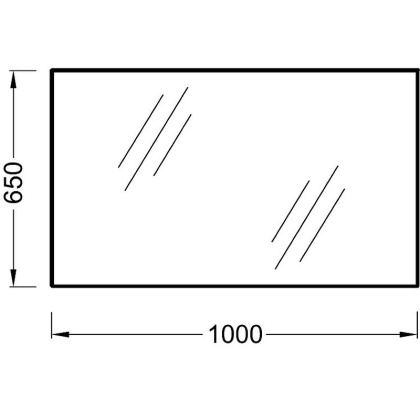 Зеркало Jacob Delafon Ola EB1099-RU 100см, шт