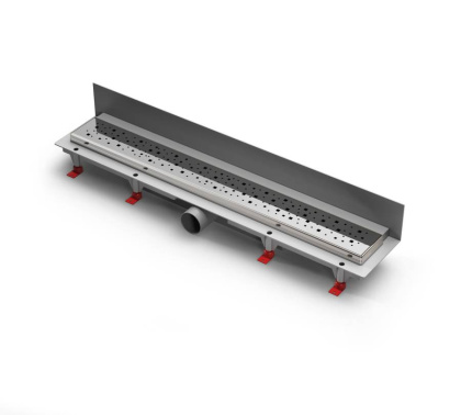 Душевой лоток 65 см Creto Quadro CRE-650 QN-P с решеткой, хром Душевой лоток 65 см Creto Quadro CRE-650 QN-P с решеткой, хром