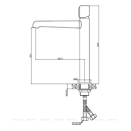 Смеситель для раковины Agger Slim A2212100
