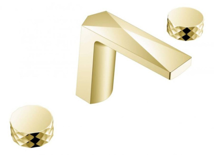 Смеситель врезной на 3отв. VENTURO Matt Gold, ручка DIAMOND Смеситель врезной на 3отв. VENTURO Matt Gold, ручка DIAMOND