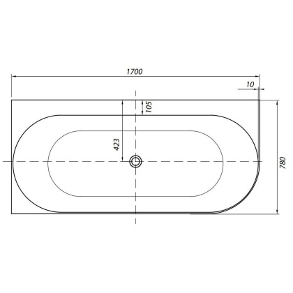 Акриловая ванна Allen Brau Priority 4 А 170x78 2.31004.21A белый матовый Акриловая ванна Allen Brau Priority 4 А 170x78 2.31004.21A белый матовый