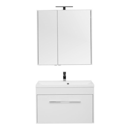 Мебель для ванной Aquanet Августа 90 белый (раковина Нота NEW) Мебель для ванной Aquanet Августа 90 белый (раковина Нота NEW)