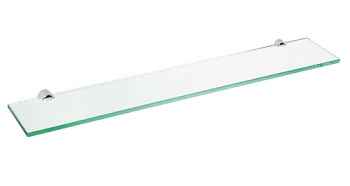 Полка стеклянная Bemeta Alfa 102402242 Хром Полка стеклянная Bemeta Alfa 102402242 Хром