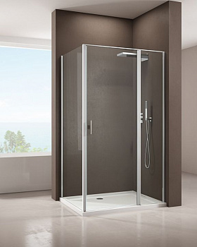 Душевой уголок Allen Brau Priority 100x80 3.31004.00 + 3.31013.00 хром