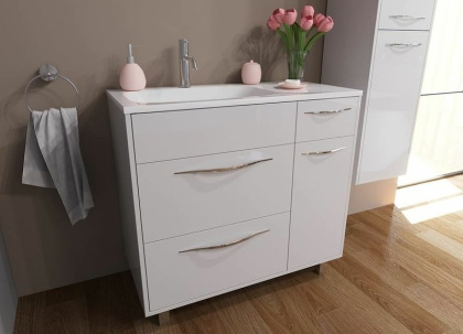 Комплект мебели Barcelona 900х450 левосторонний напольный 3 ящика 1 дверь (ШхГхВ) 898х446х860 Комплект мебели Barcelona 900х450 левосторонний напольный 3 ящика 1 дверь (ШхГхВ) 898х446х860