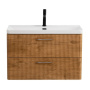 Тумба с раковиной подвесная BelBagno DUE 80 Rovere Nature, раковина белая Тумба с раковиной подвесная BelBagno DUE 80 Rovere Nature, раковина белая