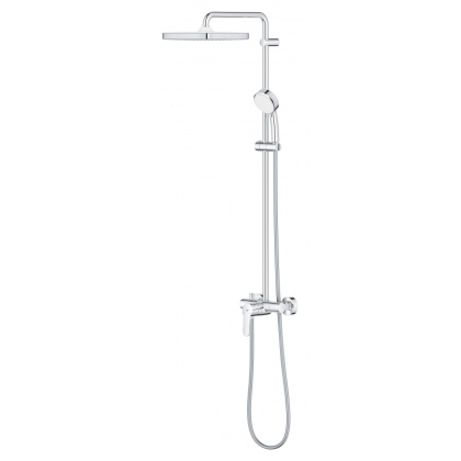 Душевая система поворотная со смесителем Grohe Tempesta Cosmopolitan 250, хром / белый (26692000) Душевая система поворотная со смесителем Grohe Tempesta Cosmopolitan 250, хром / белый (26692000)
