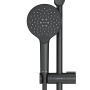 F0180022 Like,  душ.комплект: ручн.душ 3 ф-ции d 120 мм, штанга 700, шланг 1 750 мм, Черный, шт.
