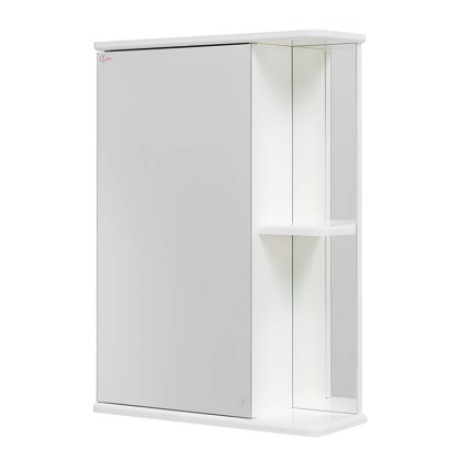 Шкаф-зеркало Onika Карина 45 белый, универсальный Шкаф-зеркало Onika Карина 45 белый, универсальный