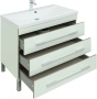 Комплект мебели для ванной Aquanet Верона 90 белый (напольный 3 ящика) Комплект мебели для ванной Aquanet Верона 90 белый (напольный 3 ящика)