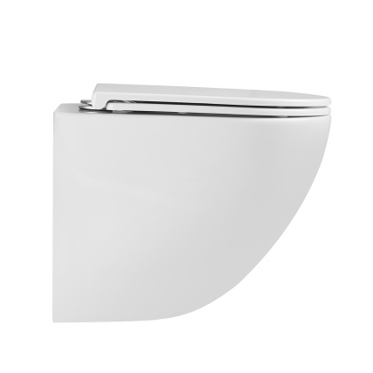 Унитаз Lemark GLAZER подвесной, безободковый с сиденьем микролифт,смыв вихревой Торнадо 3.0, белый глянец Унитаз Lemark GLAZER подвесной, безободковый с сиденьем микролифт,смыв вихревой Торнадо 3.0, белый глянец