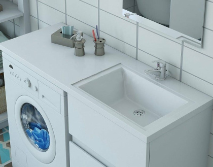 Комплект мебели Dallas Luxe 1150х482 правосторонний напольный 2 ящика (ШхГхВ) 498х476х860 Комплект мебели Dallas Luxe 1150х482 правосторонний напольный 2 ящика (ШхГхВ) 498х476х860