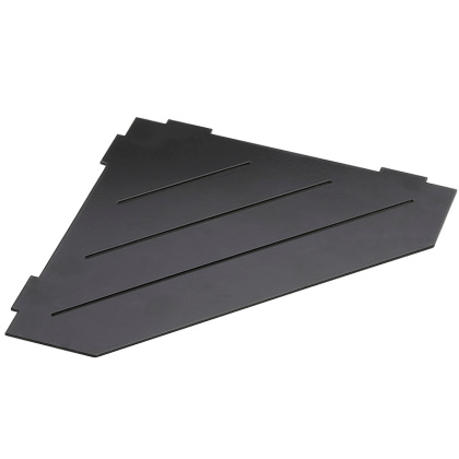 Душевая полка Bemeta Cytro 101302440 угловая, Черная матовая