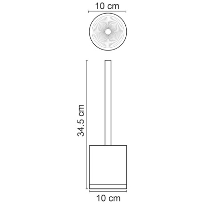 Lopau K-3327 Щетка для унитаза Lopau K-3327 Щетка для унитаза
