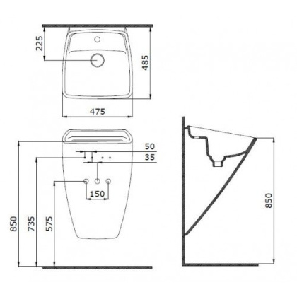 Раковина Bocchi Firenze 1082-005-0126 черная Раковина Bocchi Firenze 1082-005-0126 черная