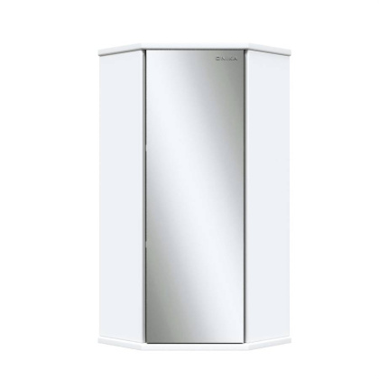 Шкаф-зеркало Onika Модерн 34 белый, универсальный, угловой Шкаф-зеркало Onika Модерн 34 белый, универсальный, угловой