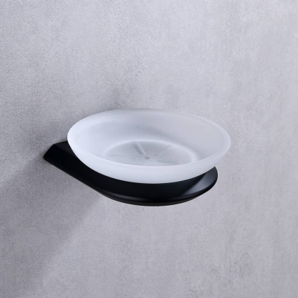 Мыльница ABBER Nord AA1558B черная матовая Мыльница ABBER Nord AA1558B черная матовая