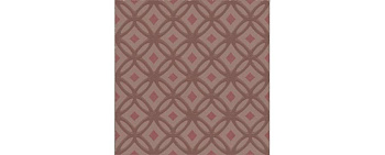 Декор VT\B607\1336 Агуста  1 розовый матовый 9,8см*9,8см*7мм (1уп/30шт/), шт