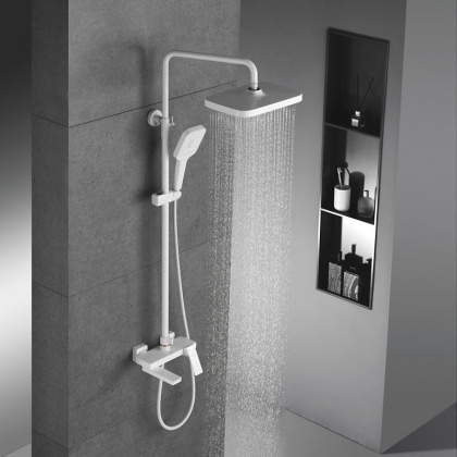 Душевая стойка со смесителем ROSE R18C R1836C Душевая стойка со смесителем ROSE R18C R1836C