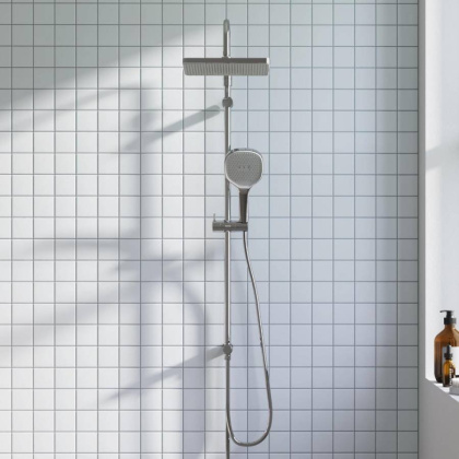 940000000 Merkur душ.система: верх.душ 310*200 мм, ручн.душ 3 ф-ции 130*250 мм, штанга 1050-1450, хр 940000000 Merkur душ.система: верх.душ 310*200 мм, ручн.душ 3 ф-ции 130*250 мм, штанга 1050-1450, хр