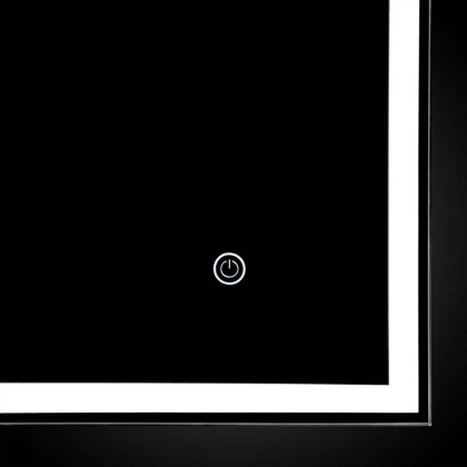 Зеркало LED VLM-3VN600 600х800 c сенсорным выключателем и диммером Зеркало LED VLM-3VN600 600х800 c сенсорным выключателем и диммером