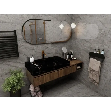 Duna/Colortile - Awetic - Керамогранит - Nero Glossy - 120х60 см  Duna/Colortile - Awetic - Керамогранит - Nero Glossy - 120х60 см