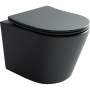 Подвесной унитаз Balearica Rimless (цвет Темный Антрацит Матовый)